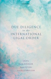 book Due Diligence in the International Legal Order