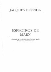 book Espectros de Marx