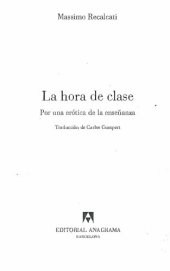 book La hora de clase