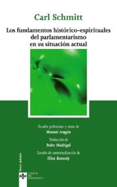 book Los fundamentos histórico-espirituales del parlamentarismo en su situación actual