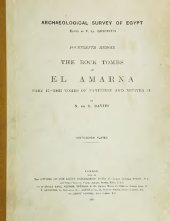 book The Rock Tombs of El Amarna. Part II. - The Tombs of Panehesy and Meryra II.