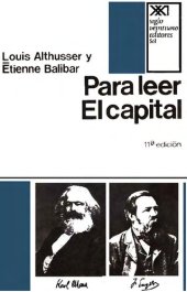 book Para Leer El Capital