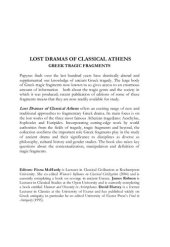 book Lost Dramas of Classical Athens: Greek Tragic Fragments