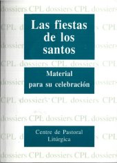 book Las Fiestas de los santos: material para su celebración