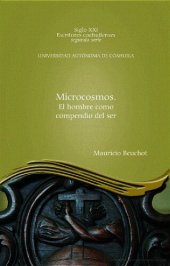 book Microcosmos: el hombre compendio del ser