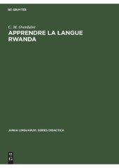 book Apprendre la langue Rwanda (French Edition)