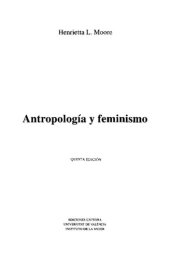 book Antropología y feminismo