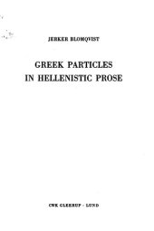 book Greek Particles in Hellenistic Prose