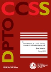 book Manuel Marzal, S.J.: vida, pasión y obra de un antropólogo peruanista