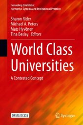 book World Class Universities: A Contested Concept