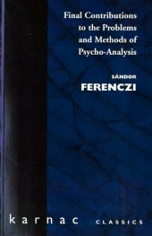 book Final Contributions to the Problems and Methods of Psycho-Analysis