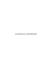 book Contra el copyright