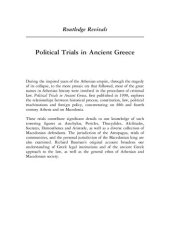 book Political Trials in Ancient Greece