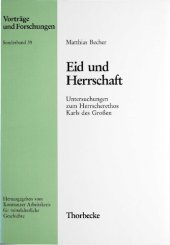 book Eid und Herrschaft: Untersuchungen zum Herrscherethos Karls des Großen