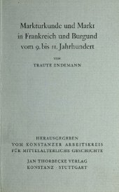 book Markturkunde und Markt in Frankreich und Burgund vom 9. bis 11. Jahrhundert