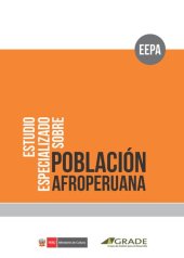 book Estudio Especializado sobre Población Afroperuana