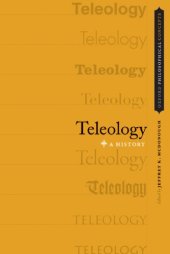 book Teleology. A History