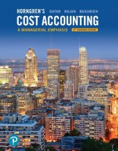 book Horngren's Cost Accounting: A Managerial Emphasis, Eighth Canadian Edition (8th Edition)