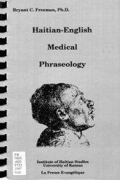 book Haitian-English Medical Phraseology: For Doctors, Dentists, Nurses, and Paramedics