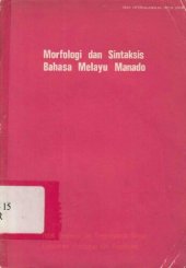 book Morfologi dan Sintaksis Bahasa Melayu Manado