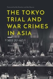 book The Tokyo Trial and War Crimes in Asia