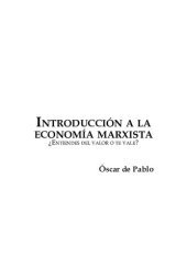 book Introducción a la economía marxista