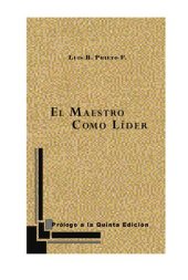 book El maestro como líder