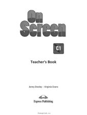 book On Screen C1 - Teacher's Book