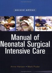 book Manual of Neonatal Surgical Intensive Care