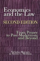 book Economics and the Law: From Posner to Postmodernism and Beyond