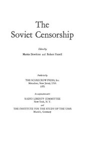 book The Soviet Censorship