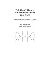 book This Week’s Finds in Mathemtical Physics - articles #1-#50