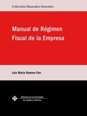 book Manual de Régimen Fiscal de la Empresa