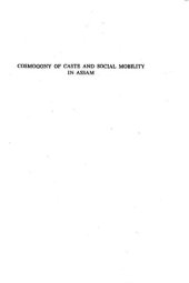 book Cosmogony of caste and social mobility in Assam