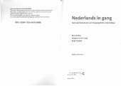 book Nederlands in gang. Methode Nederlands voor hoogopgeleide anderstaligen