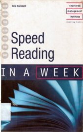 book Speed Reading in a Week