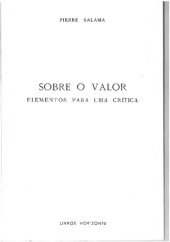 book Sobre o valor