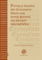 book Forma y función del diccionario : hacia una teoría general del ejemplo lexicográfico