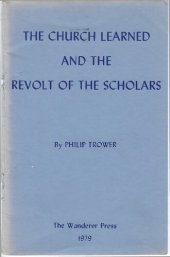 book The Church Learned And The Revolt Of The Scholars