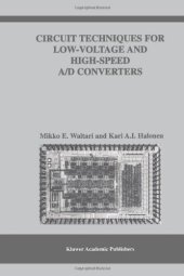 book Circuit Techniques for Low-Voltage and High-Speed A/D Converters