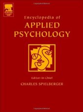 book Encyclopedia of Applied Psychology, Three-Volume Set 