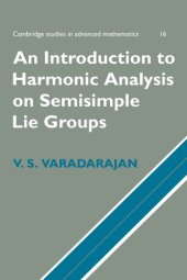 book Introduction to Harmonic Analysis on Semisimple Lie Groups