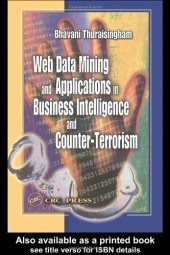 book Web Data Mining and Applications in Business Intelligence and Counter-Terrorism