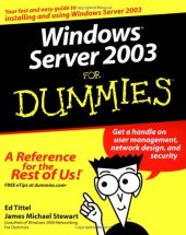 book Windows Server 2003 for Dummies