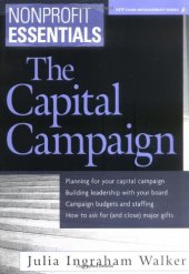 book Nonprofit Essentials: The Capital Campaign