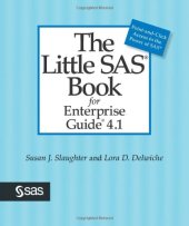 book The Little SAS Book for Enterprise Guide 4.1