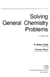 book Solving General Chemistry Problems