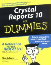 book Crystal reports 10 for dummies