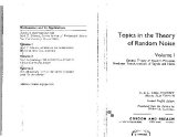 book Topics in the Theory of Random Noise