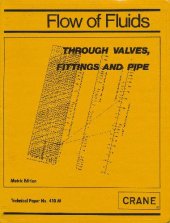 book Flow of Fluids Through Valves, Fittings & Pipe TP-410 Metric